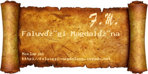 Faluvégi Magdaléna névjegykártya